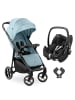 Hauck Buggy Shop N Care inkl. Autositz Pebble in blau,schwarz
