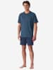 Schiesser Schlafanzug Comfort Essentials in deep blue