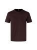 IDENTITY T-Shirt klassisch in Dunkel bordeaux