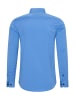 Rusty Neal Business Hemd Slim Fit Premium Cotton-Stretch in Blau