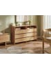 Beliani Kommode DELORAINE in Braun - (W) 118 x (H) 75 x (L) 38 cm