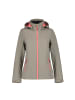 Icepeak Brenham Softshelljacke mit Kapuze in Grau