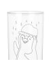 Mr. & Mrs. Panda Glas Pinguin Duschen ohne Spruch in Transparent