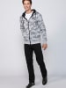 KOROSHI Sweatshirt Jacke in grau