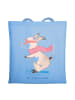 Mr. & Mrs. Panda Tote Bag Hase Skifahren ohne Spruch in Sky Blue