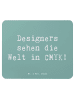 Mr. & Mrs. Panda Mouse Pad Spruch CMYK Designer mit Spruch in Meeresbrise