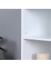 relaxdays Badezimmerschrank in Weiß - (B)40,5 x (H)86 x (T)36 cm