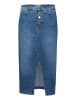 CARTOON Jeansrock mit Waschung in Dark Blue Denim