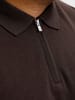 JACK & JONES PLUS Poloshirt in Chocolate Torte