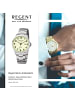 Regent Analog-Armbanduhr Regent Metallarmband silber mittel (ca. 39mm)