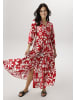 Aniston SELECTED Maxikleid in rot-offwhite