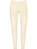 Nina von C. Seide, Wolle, Feinripp Unterhose, lang in creme