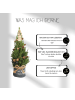 NatureNest Weihnachtsbaum mit Beleuchtung Pineconelight in Xmas Bag blau 