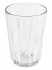 APS Trinkbecher 6er Set 150 ml "CRYSTAL" in Transparent Ø 7 cm, H: 9,5 cm 