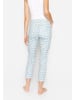 ANGELS  7/8 Jeans Hose Ornella mit Retro Print in BLAU