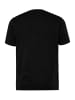 Men Plus Kurzarm T-Shirt in schwarz