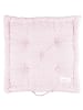 Greengate Sitzkissen Box Kissen NARINA PALE PINK Rosa mit Blumen 50x50