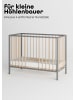 Sämann Beistellbett Matratze Cloud Air & Umbauseite - grau/natur - Dreamy 4 in 1 Bett