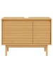 home24 home24 massiver Waschbeckenunterschrank aus massiver Pinie im skandinavischen Stil in Pinie Natur