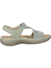 rieker Komfort-Sandalen, Klassische Sandaletten in pistazie/mint-weiss