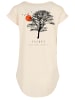 F4NT4STIC Long Cut T-Shirt Escape Discover the World Tree Birds in Whitesand