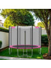 SONGMICS Trampolin Saul in Schwarz-Rosa - Ø183 cm