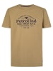 Petrol Industries T-Shirt mit Industrial-Print elliott in Braun