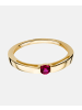 Diamant L'éternel Verlobungsring aus 375 Gelbgold mit Rubin