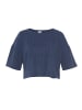 LASCANA 3/4-Arm-Shirt in blau-melange