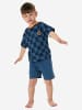 Schiesser Pyjama Nightwear in Atlantikblau