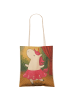 Mr. & Mrs. Panda Shopper Einhorn Ballerina Design ohne Spruch in Weiß