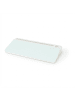 relaxdays Schreibtisch Organizer in Weiß - (B)40 x (H)5,5 x (T)18 cm