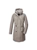 G.I.G.A. DX by KILLTEC Parka mit abknöpfbarer Kapuze in Beige8017