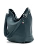 Florence Florence Schultertasche, Shopper Leder türkis ca. 37cm