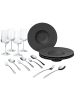 Villeroy & Boch 12er Set Pasta-Set Manufacture Rock in schwarz