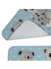 Mr. & Mrs. Panda Badteppich Koala Familie ohne Spruch in Blau Pastell