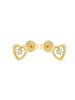 Amor Ohrstecker Gold 375/9 ct in Gold