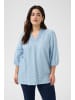 KAFFE curve Langarm-Bluse KCvitana in Soft Chambray