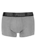 Puma Boxershort 6er Pack in Schwarz/Grau