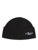 Jack & Jones Kurz Gerippte Mütze Winter Beanie Kopfbedeckung Recycelt JACAIR in Schwarz-2