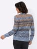 WITT WEIDEN Pullover in jeansblau-braun-meliert
