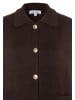 More & More dunkelbraue Strickweste in espresso brown