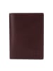 Jost Skagen Geldbörse Leder 7 cm in rotbraun