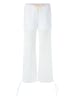MARC CAIN SPORTS  Weite Hose WASHINGTON Wide Fit mit Lochmuster in White