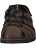 manitu Komfort-Sandalen, Komfort-Slipper in braun