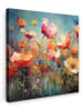 OnlyWow Leinwand Bilder Bunte Blumen