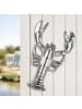 GILDE Figur, Wandobjekt Lobster silberfarben - (H) 41,5 cm
