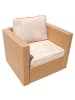 GMD Living Gartensessel, Lounge Sessel VARIOFLEX V4 in Hellbraun