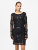 Pieces Midikleid in Black