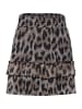 Street One Knielanger Rock aus Chiffon mit Print in Beige